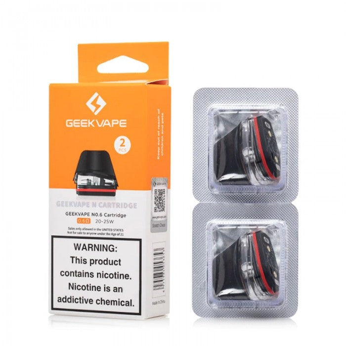 Geekvape N Cartridge Replacement Pods 2pk (Aegis Nano & Nano 2)