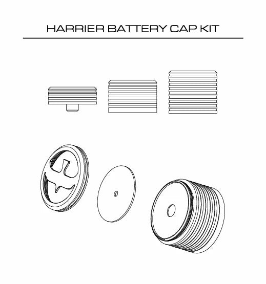 Harrier Battery Cap Kit by Early Bird  Hobby Delights