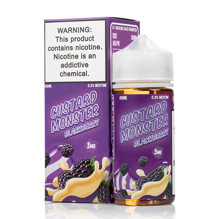 Custard Monster - Blackberry 100ml