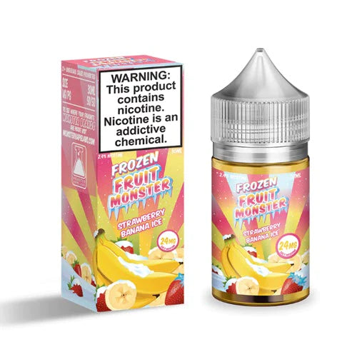 Frozen Fruit Monster Salts - Strawberry Banana Ice