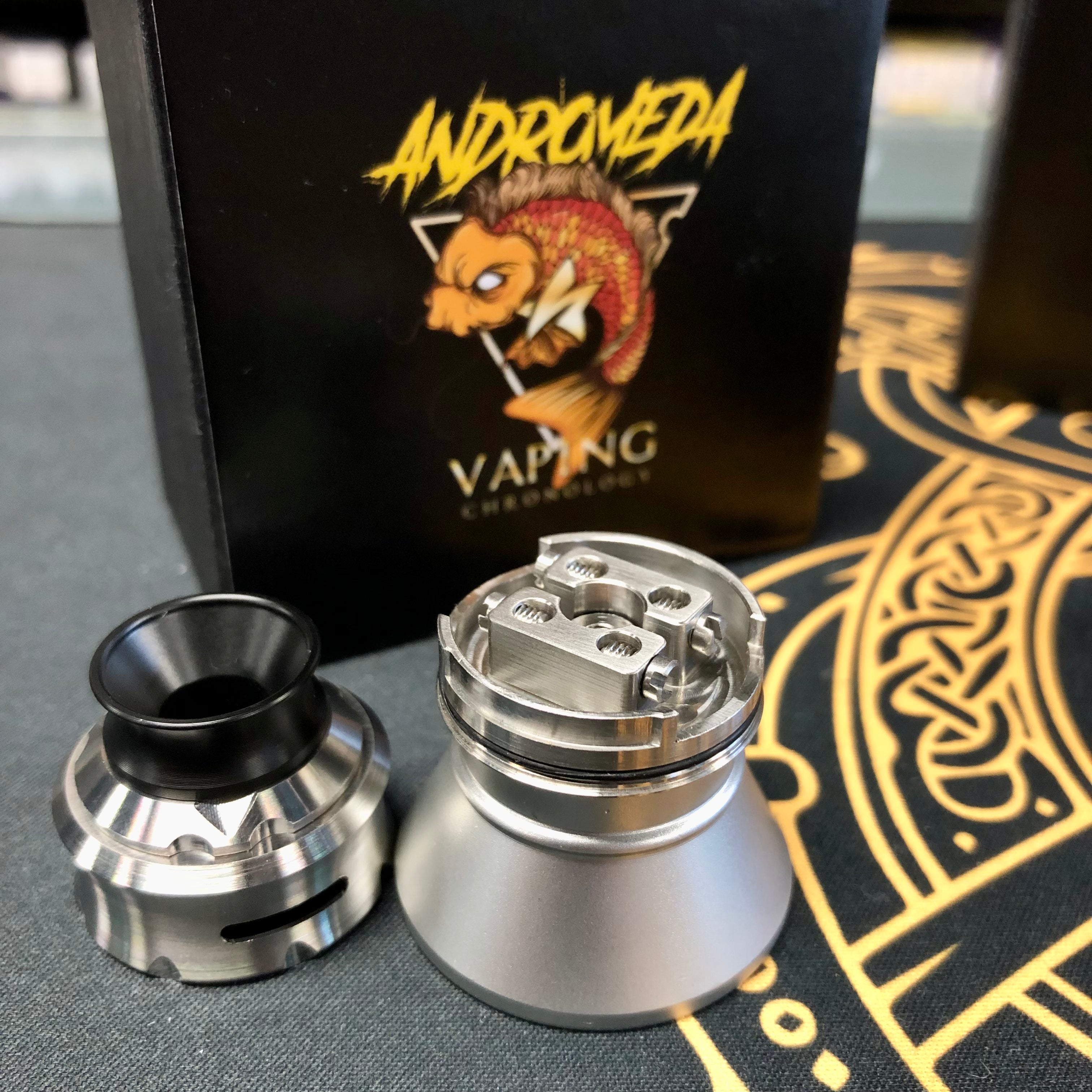 VC Andromeda Prime 黒 28mm RDA VAPE フィリピン可変式サイド