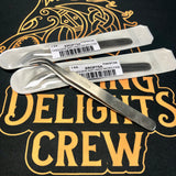 Curved Stainless Steel Tweezers