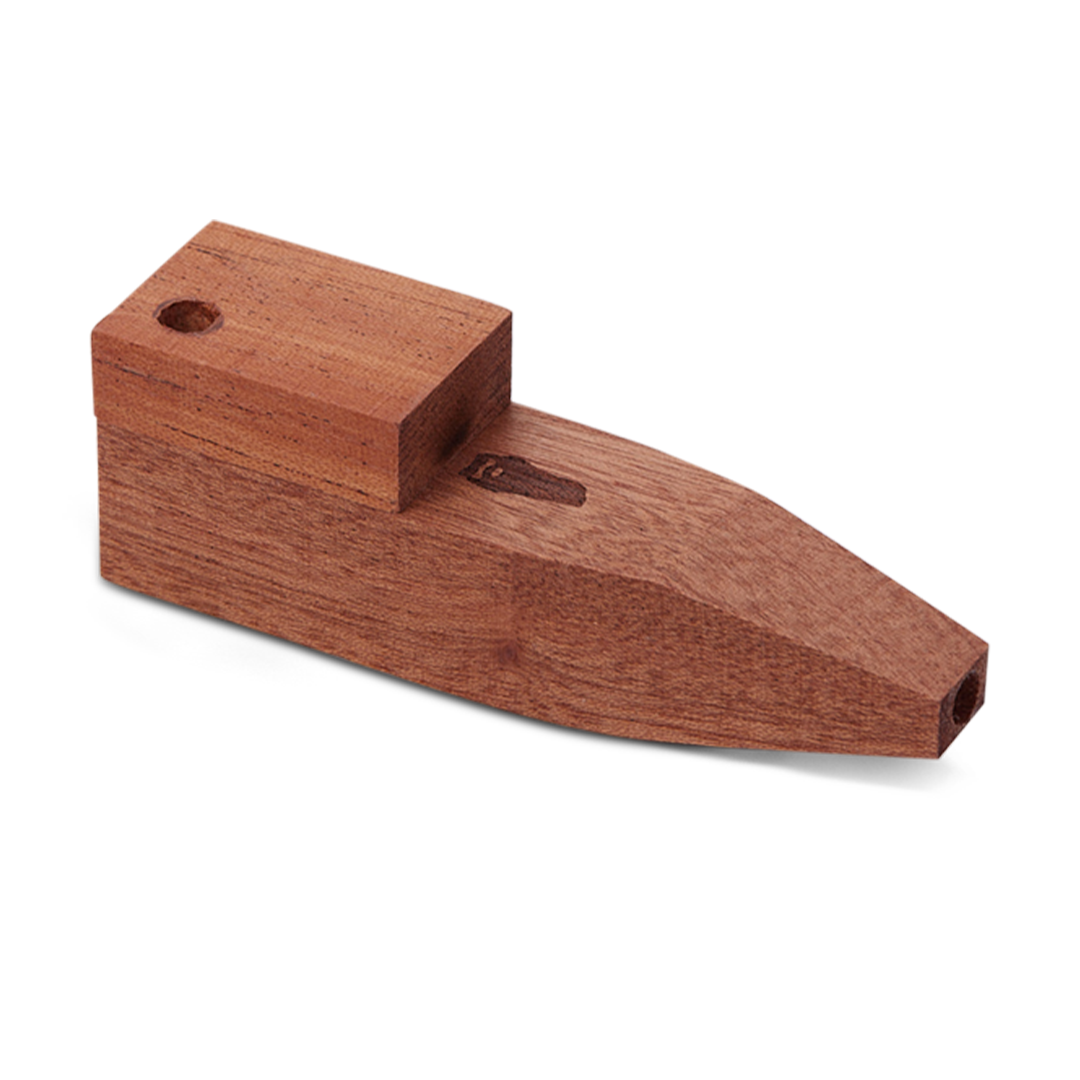 Bearded - Square Wood Pipe w/ Lid