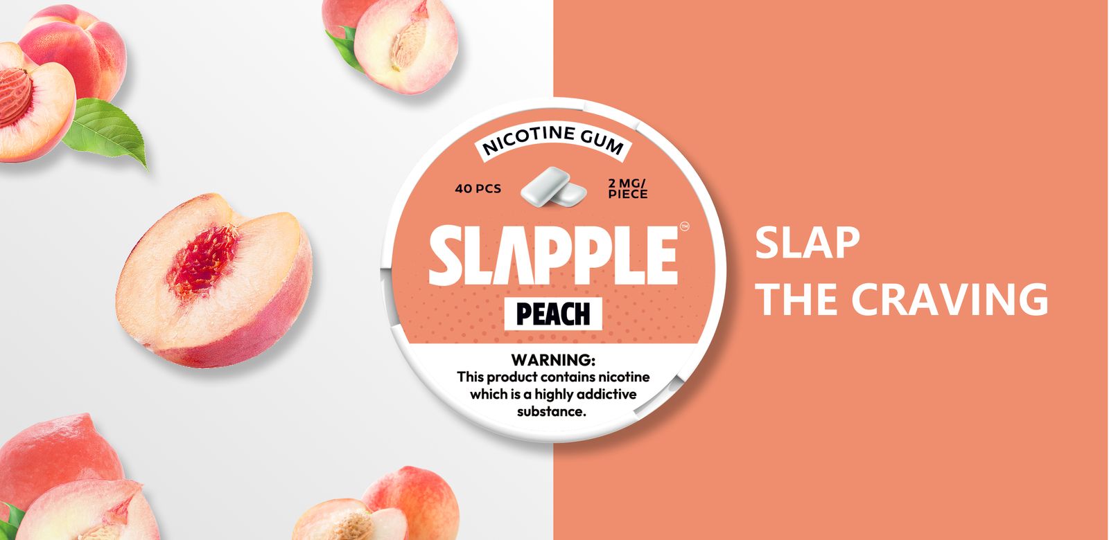 Slapple Nicotine Gum