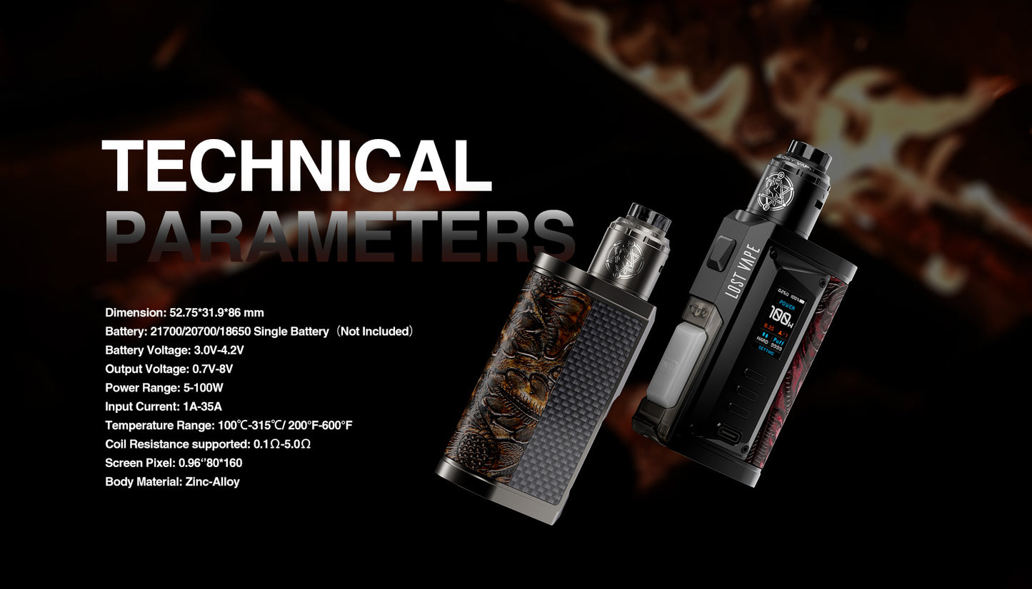 Lost Vape Centaurus Quest BF 100W Kit