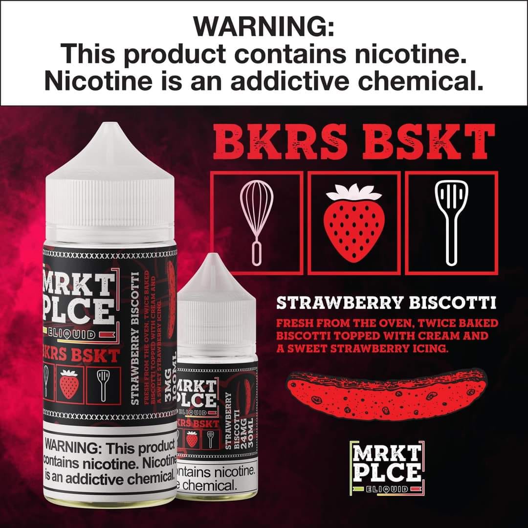 Strawberry Biscotti - BKRS BSKT - 100ml