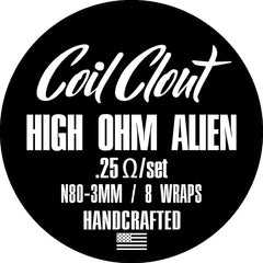 High Ohm Series Tri-Core Aliens (3mm  .25) - Coil Clout