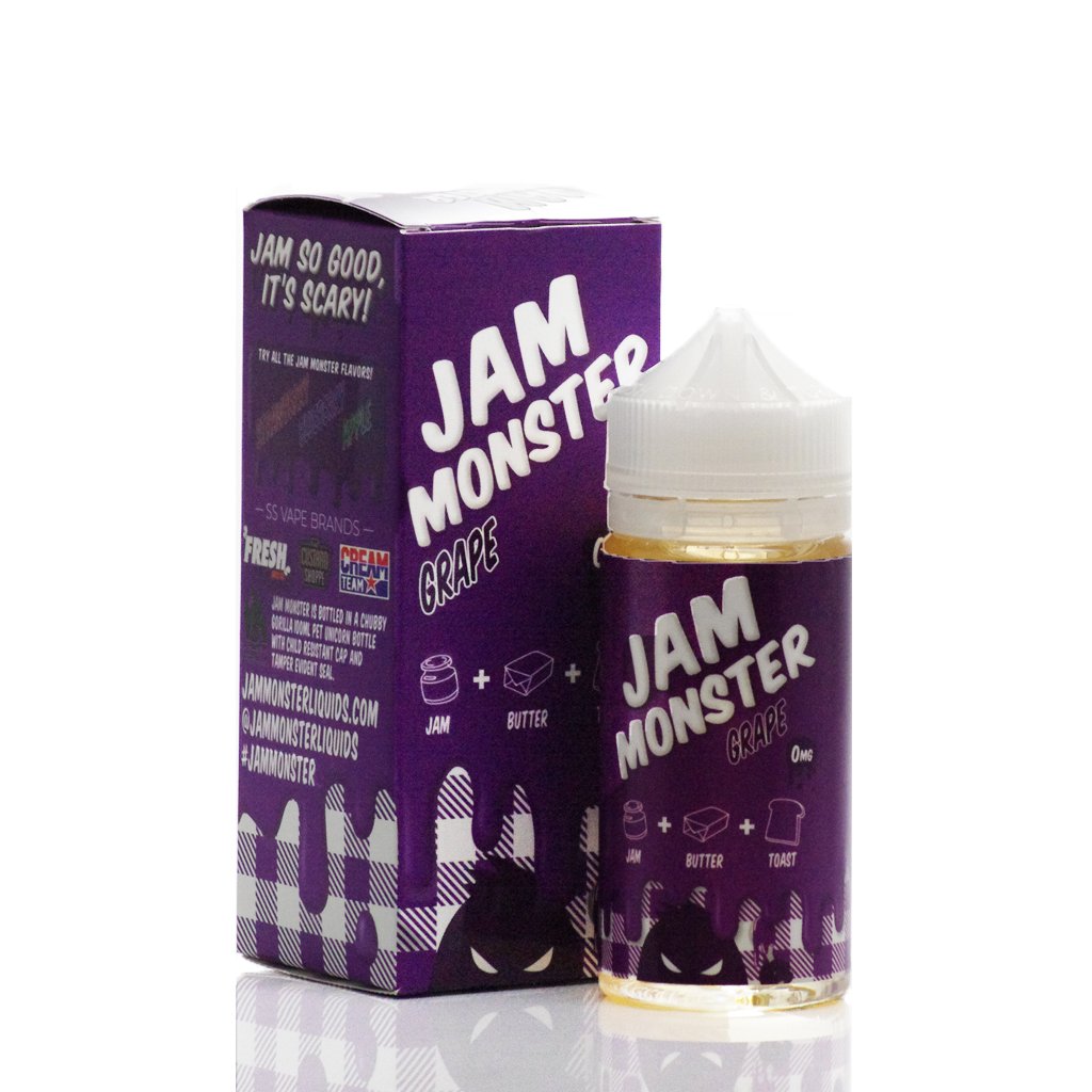 Jam Monster GRAPE eLiquid (100mL) Best Grape Flavored Vape Juice