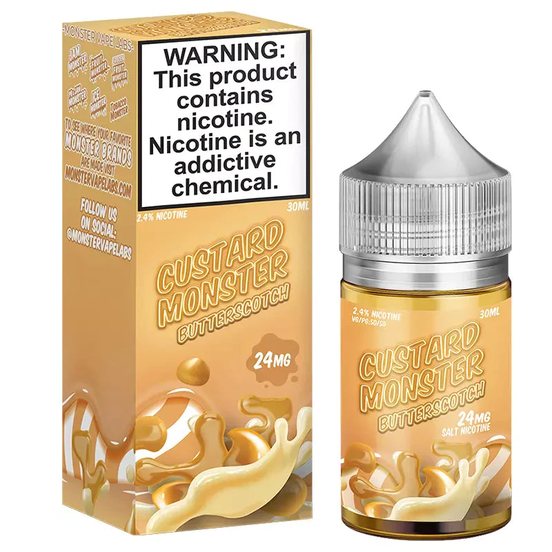 Custard Monster Salt - Butterscotch