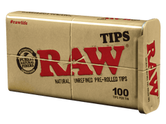 Raw Pre Rolled Tips Tin 100pk