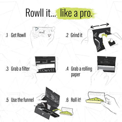 Rowll King Size Slim Rolling Paper Kit