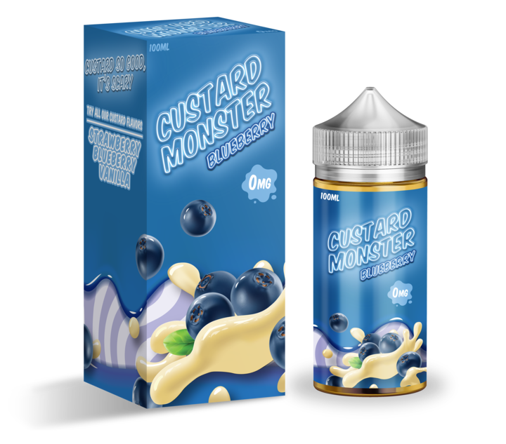 Custard Monster - Blueberry 100ml