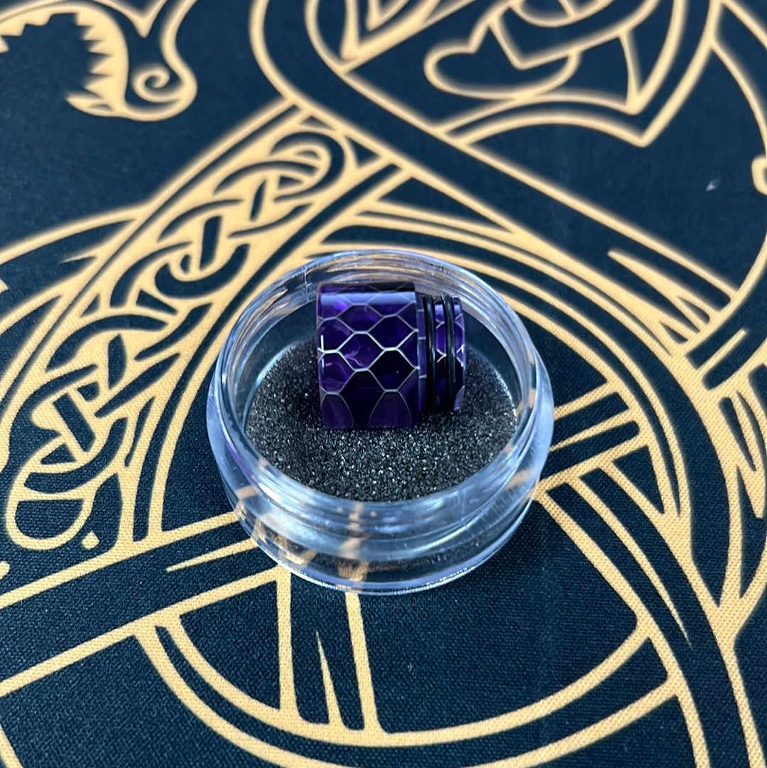 810 Resin Drip Tip - Snakeskin Translucent
