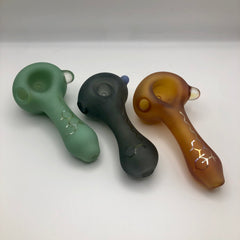 Frosted THC Molecule 4" Hand Pipe - Reading Glass Militia