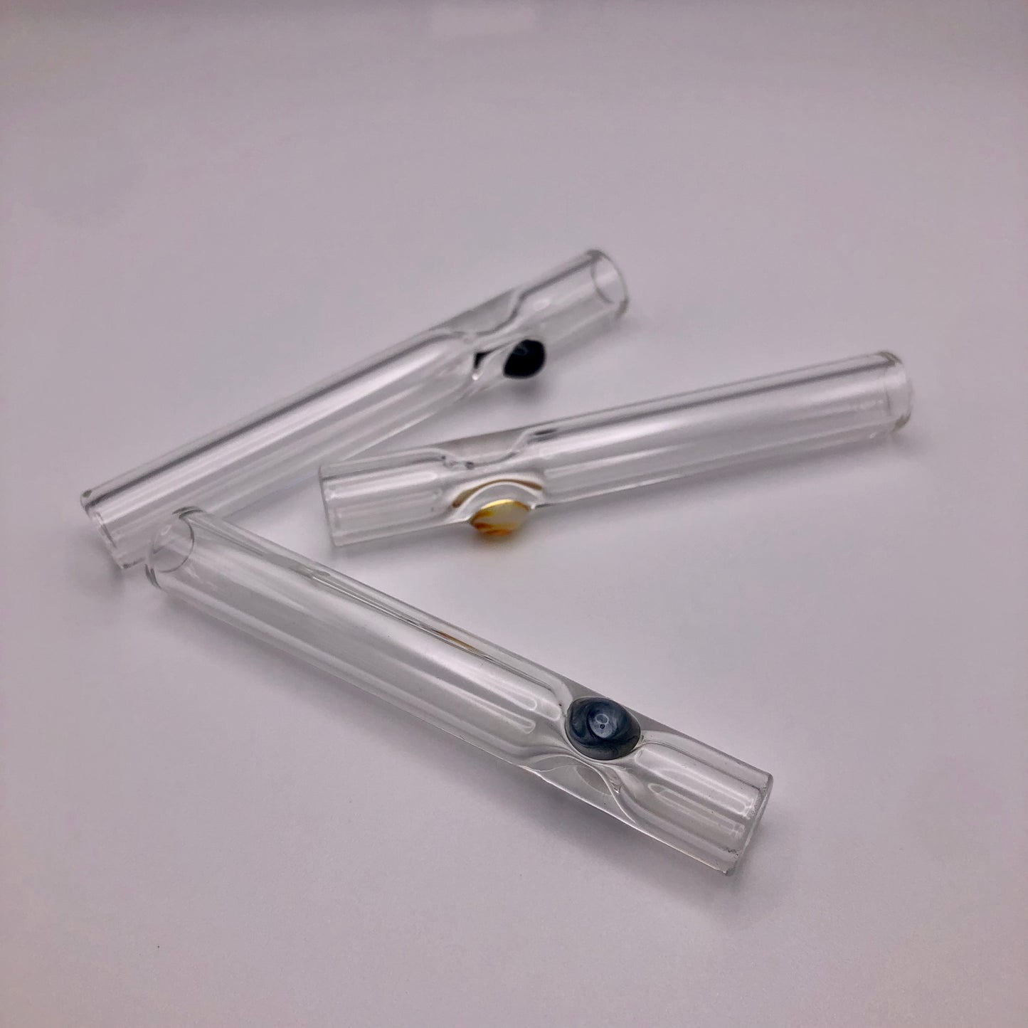 Onesies 3.5" Glass Chillum - Reading Glass Militia