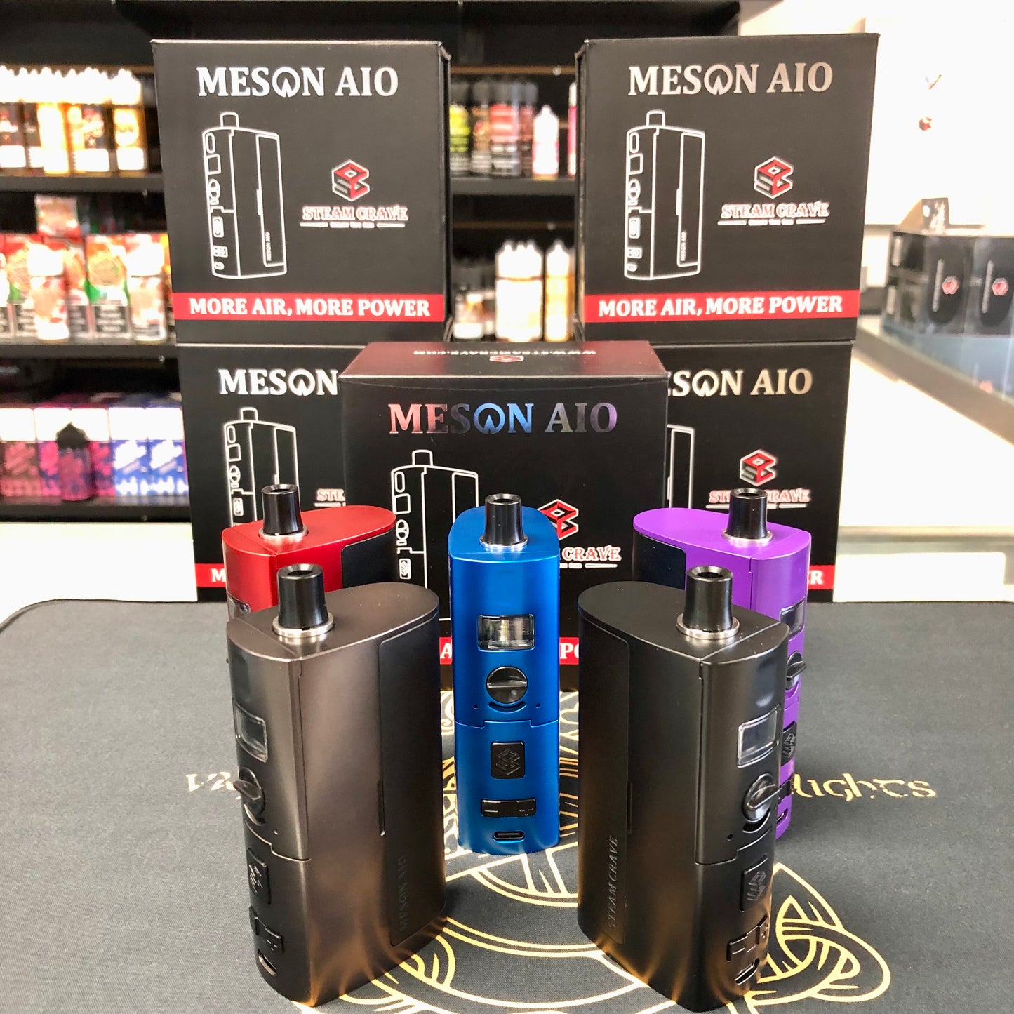 Meson AIO 21700 100W Boro Kit - Steam Crave Hobby Delights Meson AIO 21700 100W Boro Kit - Steam Crave Hobby Delights