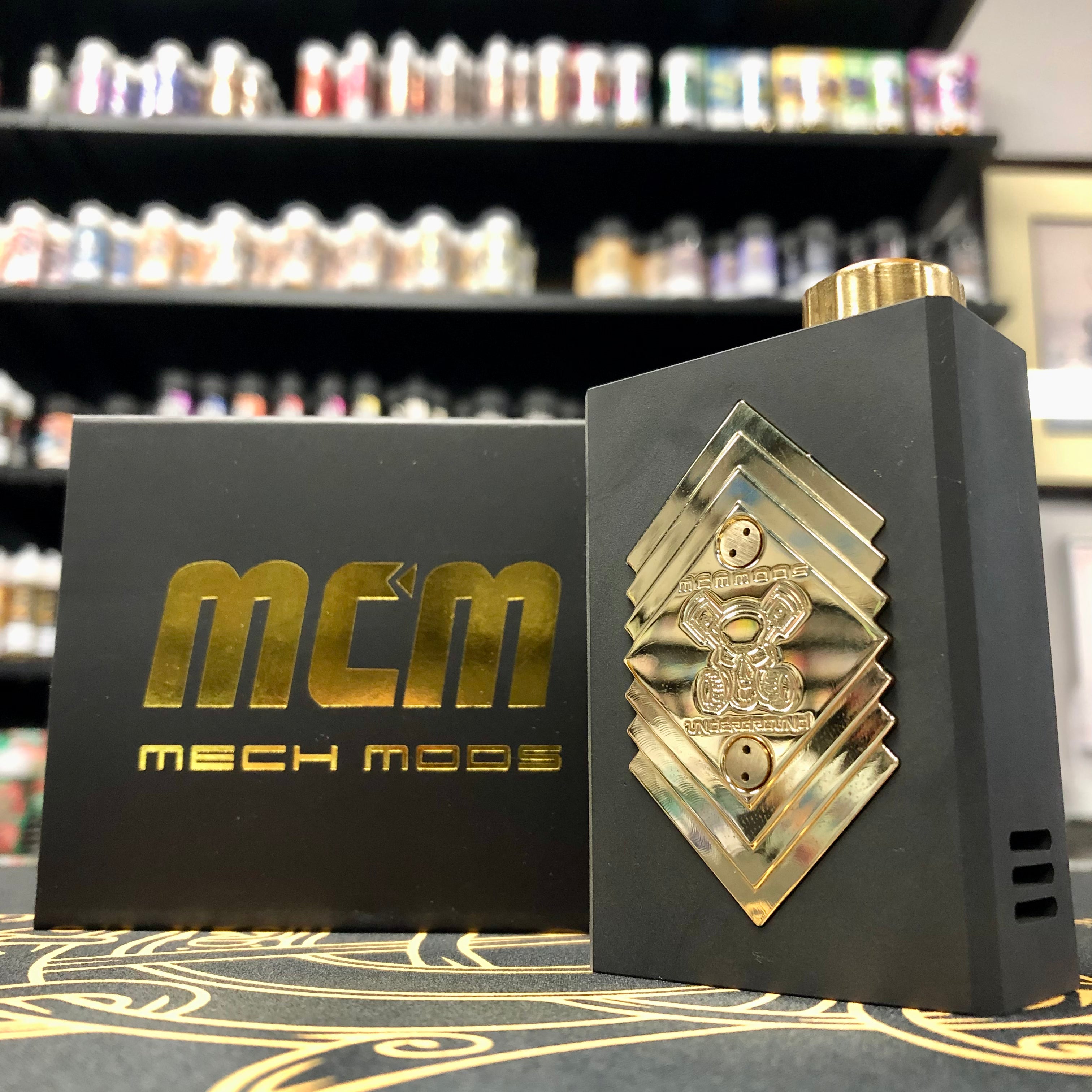 MCM MODS UDGV MOD エングレ 黒金② フィリピン VAPE MCM MODS UDGV MOD エングレ 黒金② フィリピン VAPE