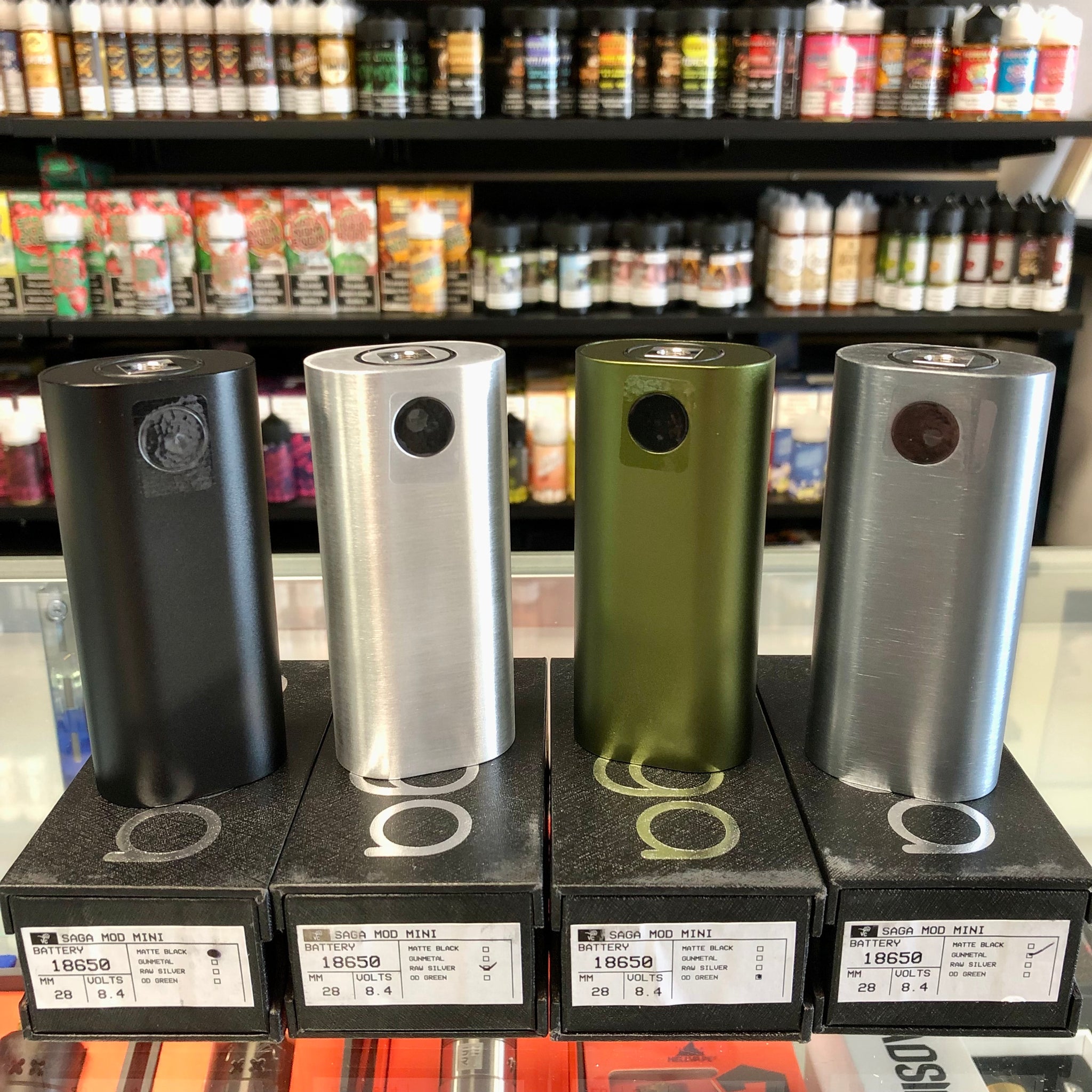 Saga Mini (18650) Series Mech Mod - Vaperz Cloud