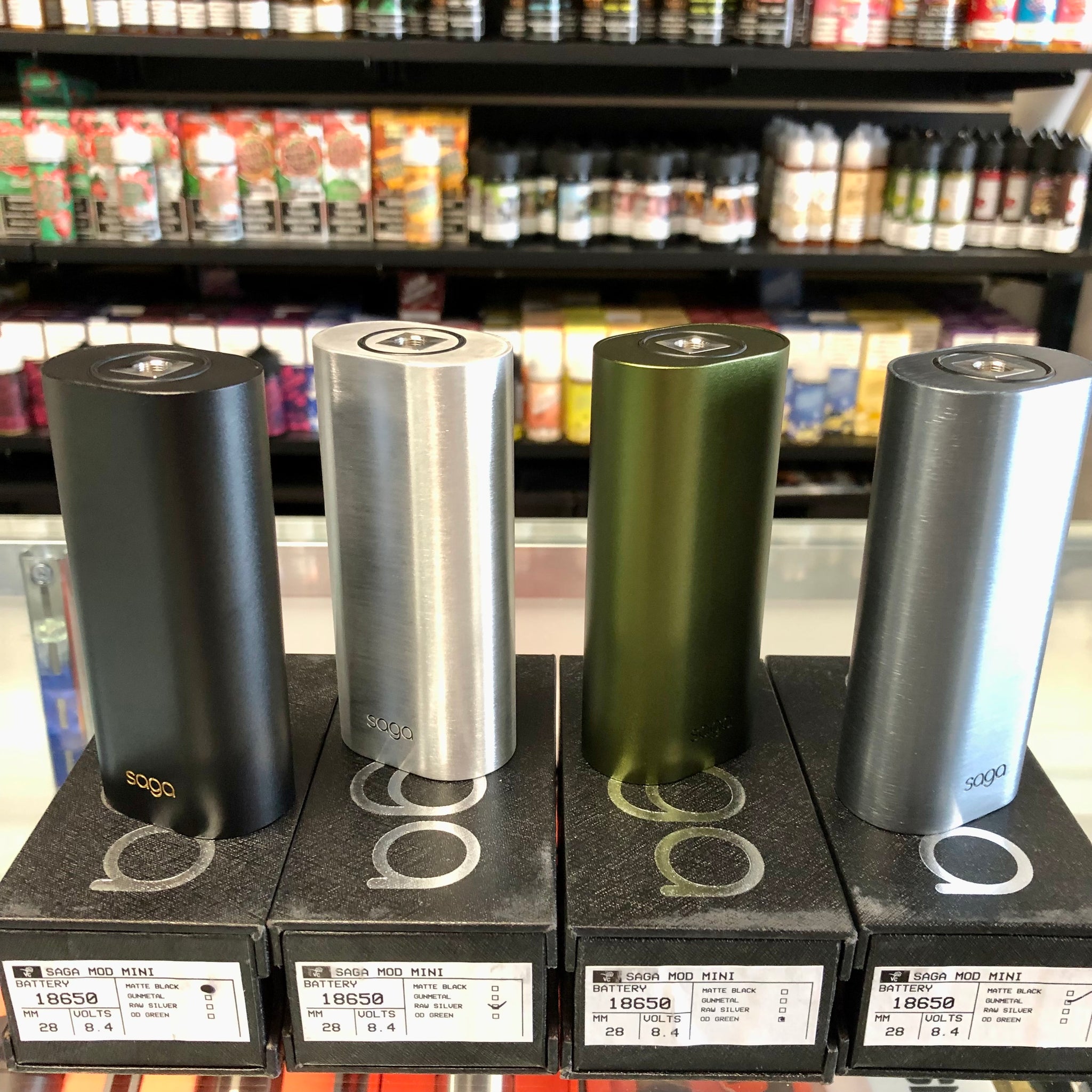 Saga Mini (18650) Series Mech Mod - Vaperz Cloud