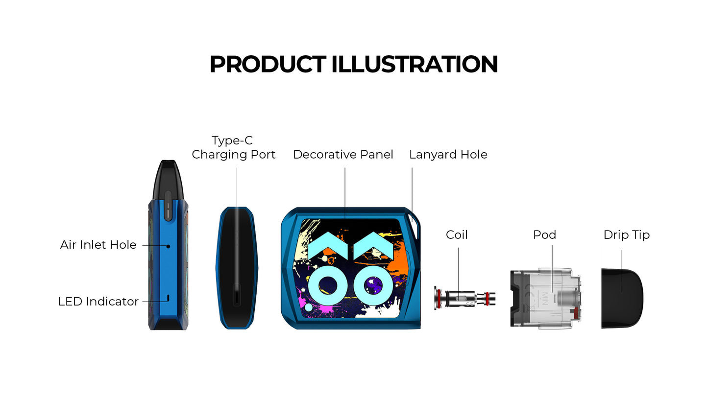 Uwell - Caliburn KOKO Prime 15W Pod System Kit  Hobby Delights