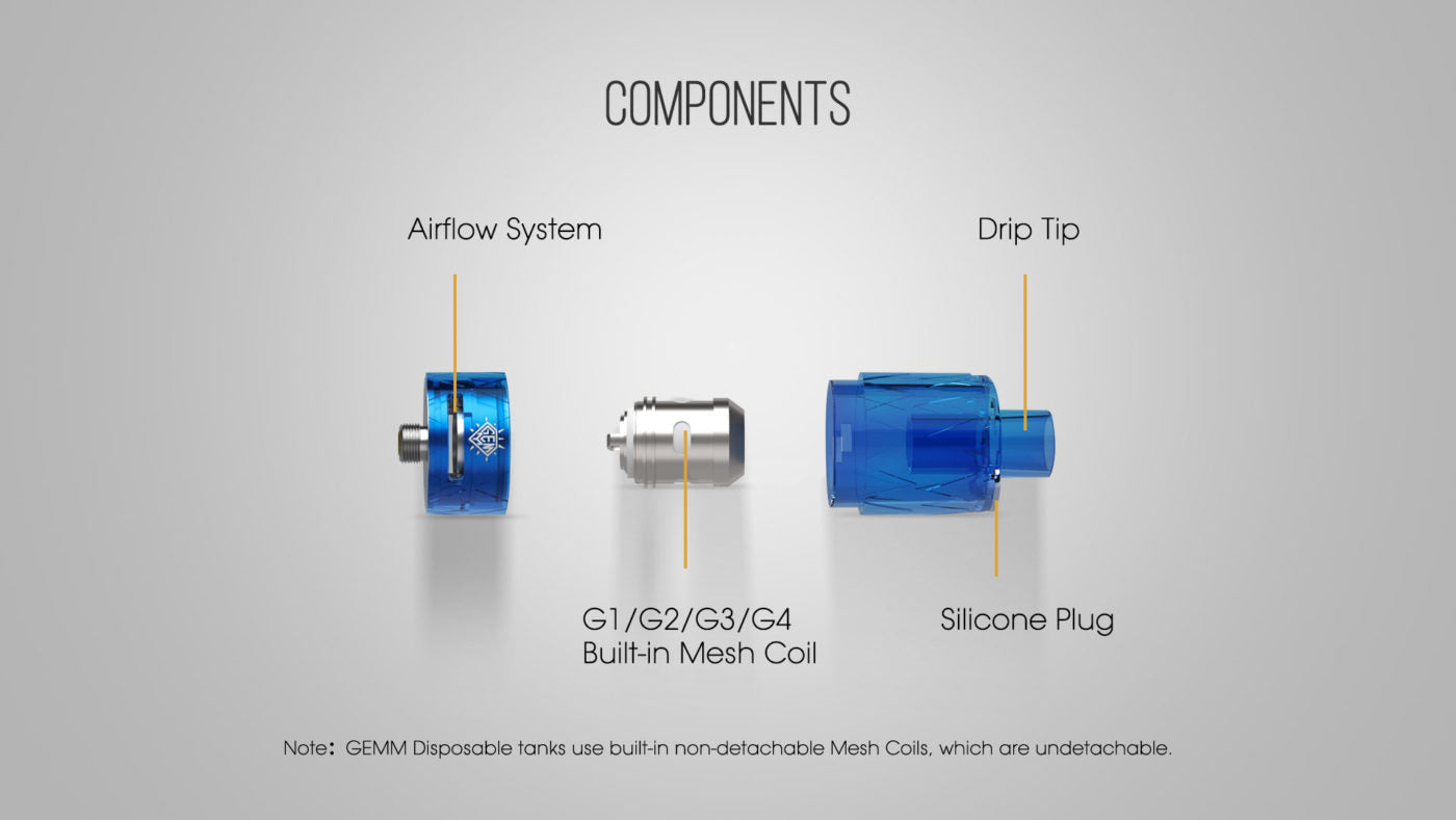 Freemax GEMM Disposable Sub-Ohm Tank 2pk
